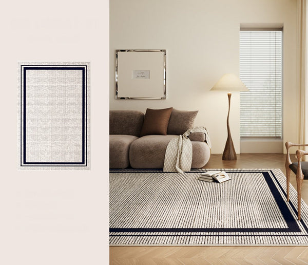 Geometric Modern Rugs for Sale, Contemporary Modern Rugs for Bedroom, Modern Rug Placement Ideas for Living Room, Abstract Rugs for Dining Room-ArtWorkCrafts.com
