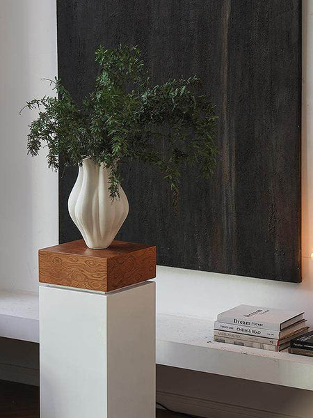 Unique Handmade Modern Flower Vase, Large Porcelain Vases for Modern Home Decor, Centerpiece Ceramic Bouquet Vases, Contemporary Vases on Dining Table-ArtWorkCrafts.com