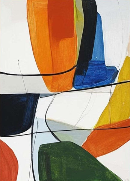 Large Abstract Paintings on Canvas, Large Painting for Sale, Hand Painted Canvas Art, Acrylic Paintings for Living Room-ArtWorkCrafts.com
