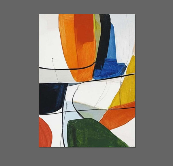 Large Abstract Paintings on Canvas, Large Painting for Sale, Hand Painted Canvas Art, Acrylic Paintings for Living Room-ArtWorkCrafts.com