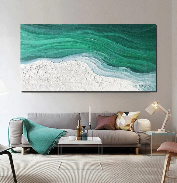 Modern Canvas Paintings for Bedroom, Extra Large Paintings for Living Room, Abstract Wall Art Paintings, Simple Modern Art, Abstract Landscape Paintings-ArtWorkCrafts.com