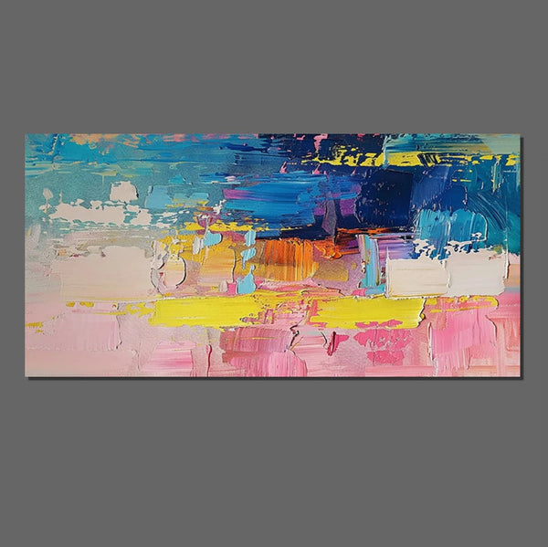 Abstract Wall Art for Bedroom, Modern Paintings for Living Room, Acrylic Painting on Canvas, Original Canvas Art, Simple Abstract Artwork-ArtWorkCrafts.com