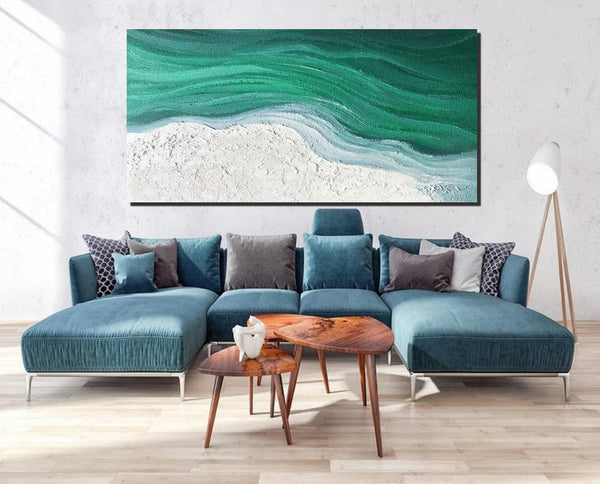 Modern Canvas Paintings for Bedroom, Extra Large Paintings for Living Room, Abstract Wall Art Paintings, Simple Modern Art, Abstract Landscape Paintings-ArtWorkCrafts.com