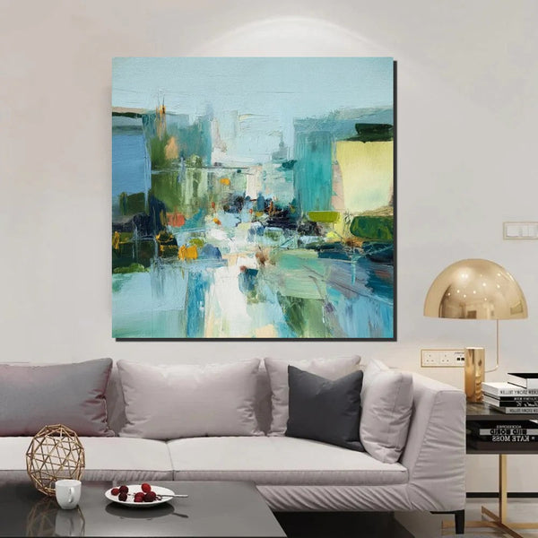 Abstract Wall Art on Canvas, Modern Paintings for Bedroom, Hand Painted Canvas Art, Contemporary Art on Canvas, Original Acrylic Paintings-ArtWorkCrafts.com