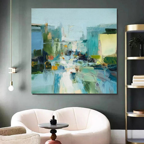 Abstract Wall Art on Canvas, Modern Paintings for Bedroom, Hand Painted Canvas Art, Contemporary Art on Canvas, Original Acrylic Paintings-ArtWorkCrafts.com