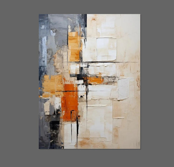 Simple Modern Art, Living Room Wall Art Paintings, Large Painting Behind Couch, Buy Abstract Painting Online, Acrylic Abstract Paintings Behind Sofa-ArtWorkCrafts.com