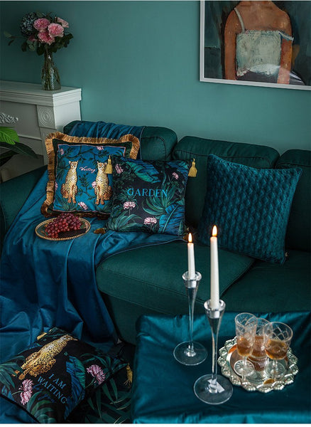 Decorative Throw Pillows, Short velvet Pillow Cover, Decorative Sofa Pillows, Throw Pillows for Living Room-ArtWorkCrafts.com