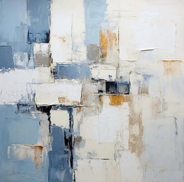 Modern Contemporary Artwork, Buy Paintings Online, Heavy Texture Canvas Art, Abstract Acrylic Paintings for Living Room, Oversized Large Wall Art-ArtWorkCrafts.com