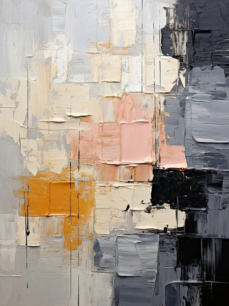 Living Room Wall Art Painting, Modern Contemporary Abstract Artwork, Palette Knife Paintings, Extra Large Acrylic Painting, Simple Modern Art-ArtWorkCrafts.com