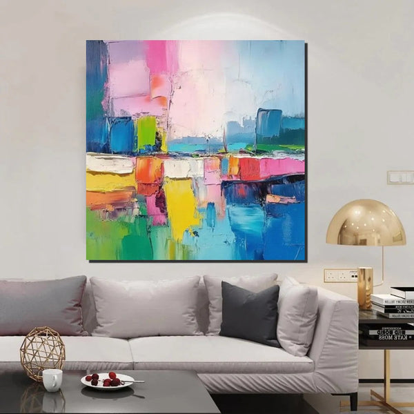 Living Room Large Wall Art, Modern Paintings for Bedroom, Heavy Texture Canvas Art, Contemporary Art on Canvas, Heavy Texture Paintings, Original Art Paintings-ArtWorkCrafts.com
