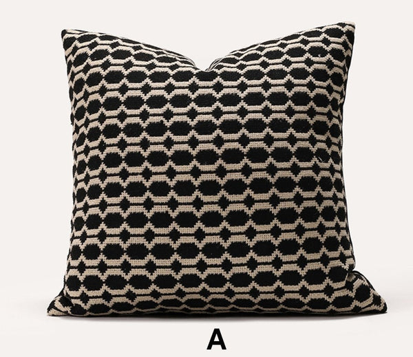 Decorative Pillows for Couch, Geometric Modern Sofa Pillows, Contemporary Throw Pillows, Modern Pillows for Dining Room, Modern Sofa Pillows-ArtWorkCrafts.com