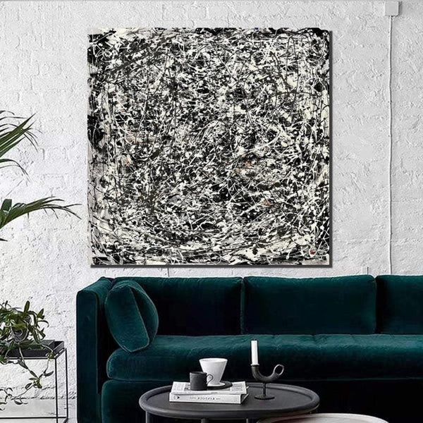 Abstract Canvas Painting, Extra Large Abstract Artwork, Modern Paintings for Dining Room, Hand Painted Wall Painting-ArtWorkCrafts.com