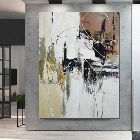 Large Paintings Behind Sofa, Acrylic Painting for Bedroom, Acrylic Paintings on Canvas, Modern Paintings, Buy Paintings Online-ArtWorkCrafts.com