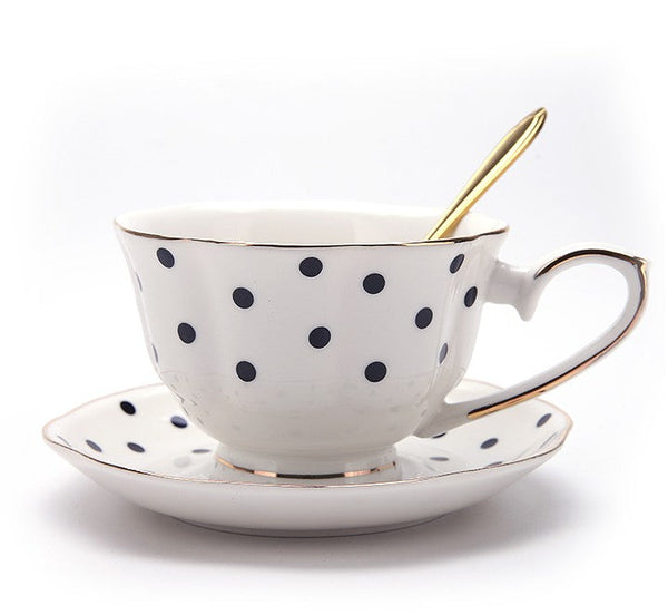 Unique Porcelain Cup and Saucer, Creative Ceramic Coffee Cups, Beautiful British Tea Cups, Creative Porcelain Tea Cup Set