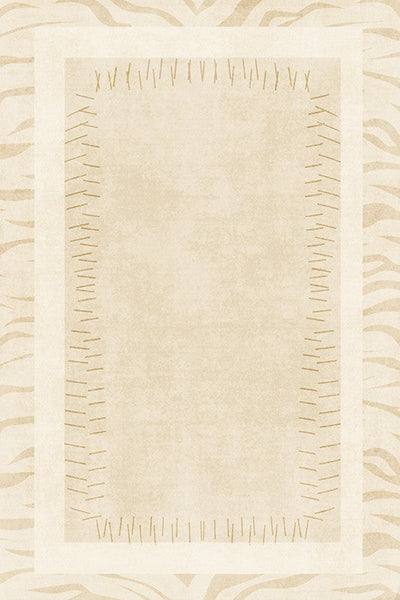Modern Rugs for Dining Room, Cream Modern Carpets for Living Room, Soft Contemporary Rugs for Bedroom, Mid Century Modern Rugs Next to Bed-ArtWorkCrafts.com
