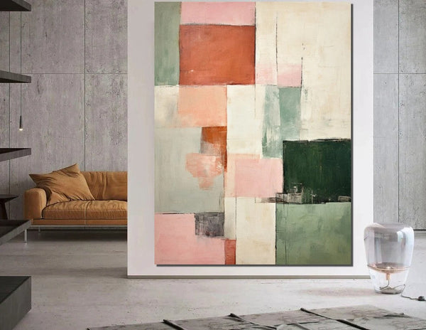 Modern Abstract Art for Bedroom, Hand Painted Wall Painting, Abstract Acrylic Wall Painting, Extra Large Paintings for Living Room, Simple Painting Ideas