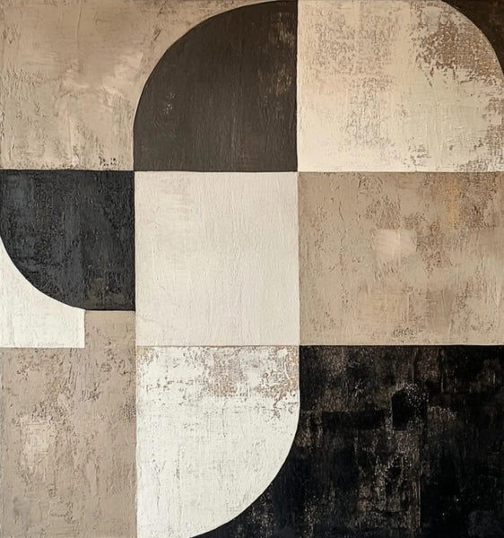 Large Painting on Canvas, Simple Modern Art, Bedroom Wall Art Paintings, Acrylic Abstract Paintings, Buy Abstract Painting Online, Black Abstract Paintings-ArtWorkCrafts.com