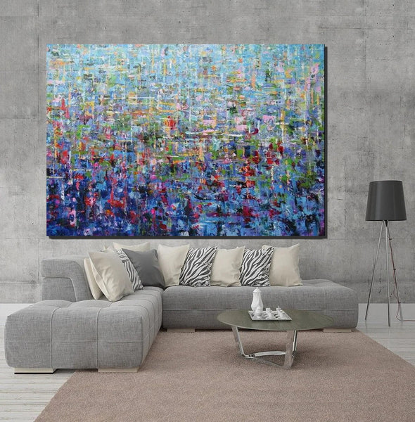 Canvas Painting for Living Room, Large Paintings for Sale, Simple Modern Art, Extra Large Wall Art Painting, Modern Contemporary Abstract Artwork-ArtWorkCrafts.com