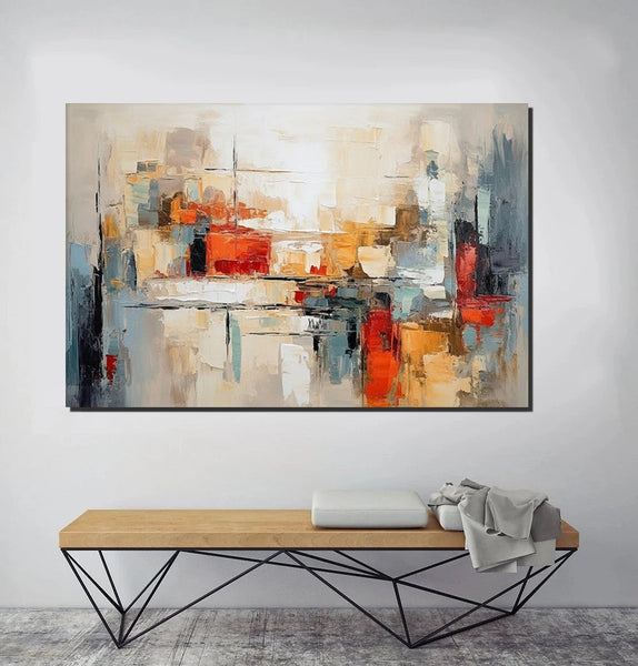 Original Acrylic Paintings, Modern Canvas Art, Modern Paintings for Bedroom, Oversized Wall Art for Living Room, Hand Painted Canvas Artwork-ArtWorkCrafts.com