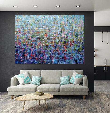 Canvas Painting for Living Room, Large Paintings for Sale, Simple Modern Art, Extra Large Wall Art Painting, Modern Contemporary Abstract Artwork-ArtWorkCrafts.com