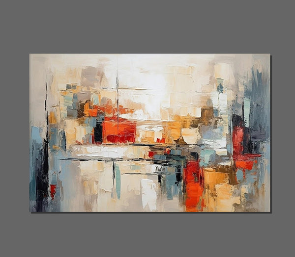 Original Acrylic Paintings, Modern Canvas Art, Modern Paintings for Bedroom, Oversized Wall Art for Living Room, Hand Painted Canvas Artwork-ArtWorkCrafts.com