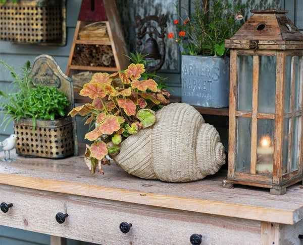 Snail Flowerpot for Garden Decoration, Cute Snail Statues, Garden Animal Statues, Unique Modern Garden Sculptures, Creative Villa Outdoor Gardening Ideas-ArtWorkCrafts.com