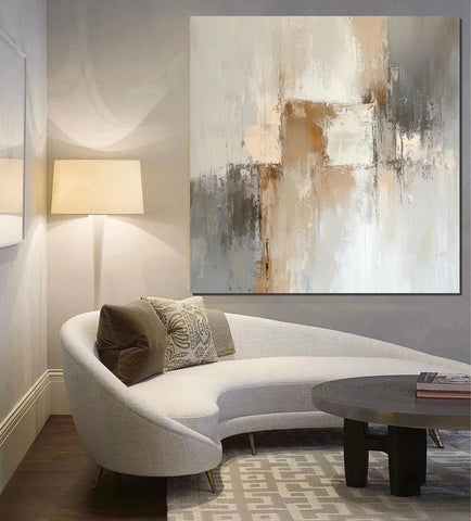 Modern Wall Art Painting, Canvas Painting for Living Room, Contemporary Abstract Artwork, Abstract Painting Ideas for Interior Design-ArtWorkCrafts.com