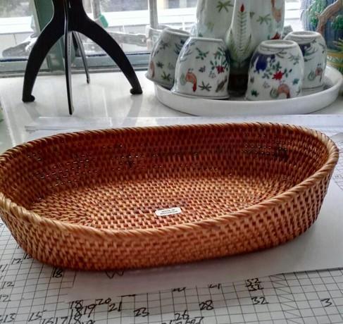 Indonesia Woven Storage Basket, Small Rattan Storage Basket, Kitchen Storage Basket, Storagey Basket for Pantry-ArtWorkCrafts.com
