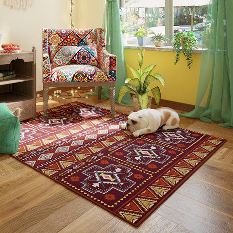 Morocco Area Rugs for Living Room, Traditional Colorful Persian Rugs for Dining Room, Traditional Persain Rugs for Bedroom