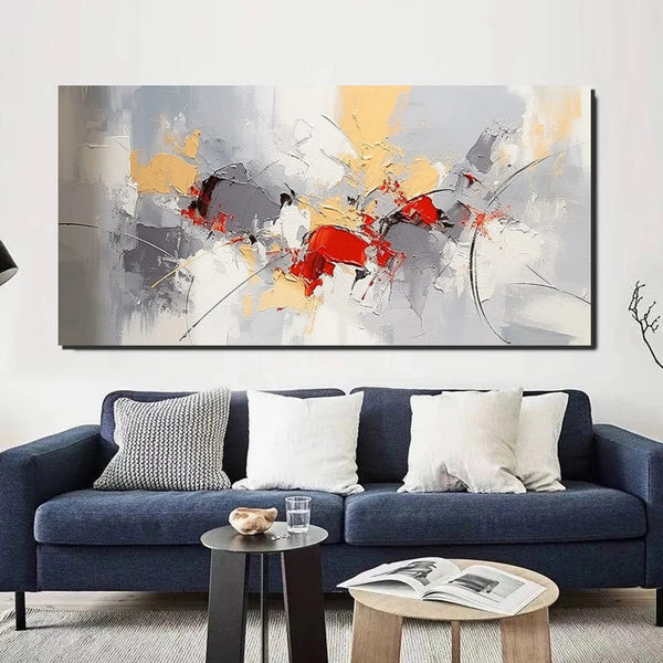 Hand Painted Canvas Art, Modern Paintings for Bedroom, Modern Living Room Art Ideas, Buy Art Online, Simple Abstract Art, Original Acrylic Paintings-ArtWorkCrafts.com