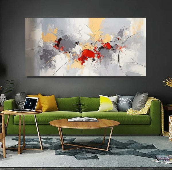 Hand Painted Canvas Art, Modern Paintings for Bedroom, Modern Living Room Art Ideas, Buy Art Online, Simple Abstract Art, Original Acrylic Paintings-ArtWorkCrafts.com