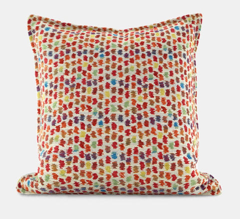 Colorful Decorative Pillows for Couch, Large Decorative Pillows for Interior Design, Luxury Modern Sofa Pillows, Modern Sofa Pillows for Living Room-ArtWorkCrafts.com