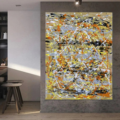 Hand Painted Canvas Art, Modern Paintings for Dining Room, Bedroom Wall Art Ideas, Simple Modern Art, Contemporary Modern Wall Art Paintings-ArtWorkCrafts.com
