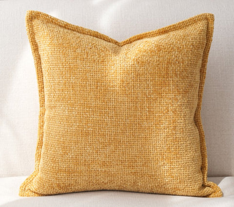 Modern Sofa Pillows, Simple Modern Pillows, Yellow Decorative Pillows for Couch, Modern Throw Pillows, Contemporary Throw Pillows-ArtWorkCrafts.com