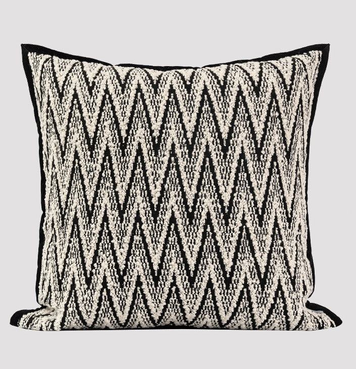 Large Abstract Throw Pillows for Couch, Modern Sofa Throw Pillows, Contemporary Throw Pillow for Living Room, Modern Square Pillows-ArtWorkCrafts.com