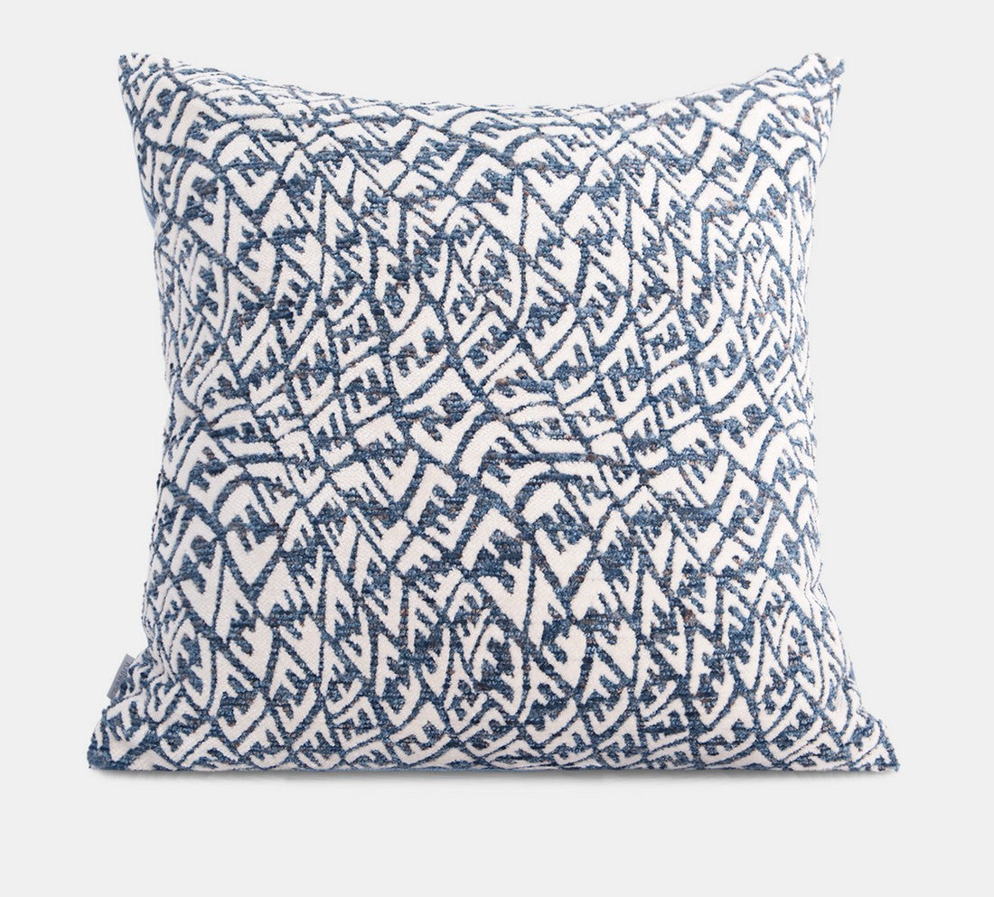 Modern Pillows for Couch, Blue Decorative Throw Pillows for Living Room, Decorative Pillow Covers, Large Modern Sofa Cushion-ArtWorkCrafts.com