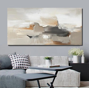 Bedroom Acrylic Painting, Living Room Wall Painting, Simple Painting Ideas, Contemporary Art Painting, Modern Paintings, Large Canvas Painting-ArtWorkCrafts.com