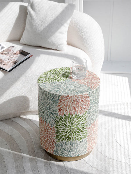 Unique Small End Table, Contemporary Small Sofa Side Table, Portable Casual Side Table, Creative Coffee Table, Shell Small Side Table-ArtWorkCrafts.com