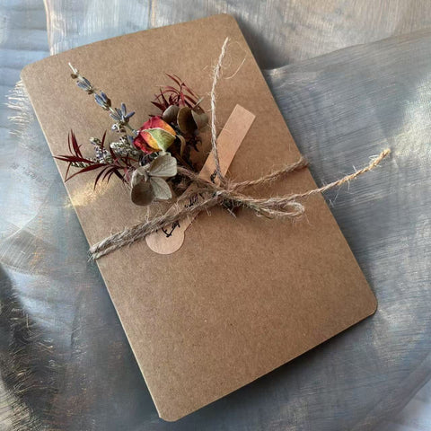 Beautiful Valentine's Day Greeting Card, Original Handmade Dried Flower Greeting Cards, Creative Birthday Greeting Card, Wedding Greeting Card, Unique Anniversary Greeting Card-ArtWorkCrafts.com