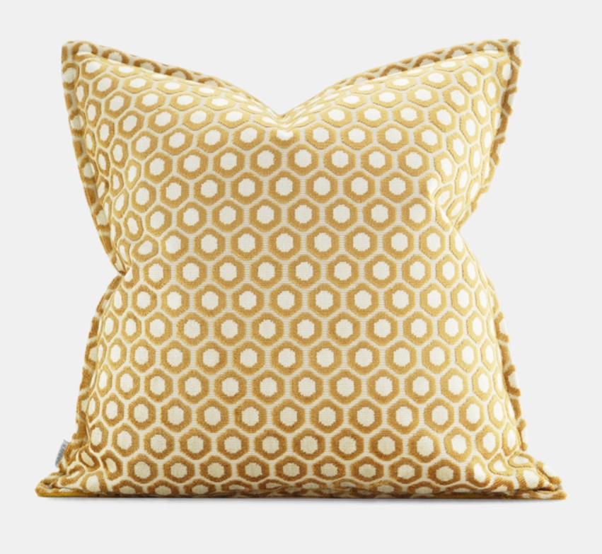 Modern Pillows for Couch, Decorative Pillow Covers, Large Modern Sofa Cushion, Yellow Decorative Throw Pillows for Living Room-ArtWorkCrafts.com