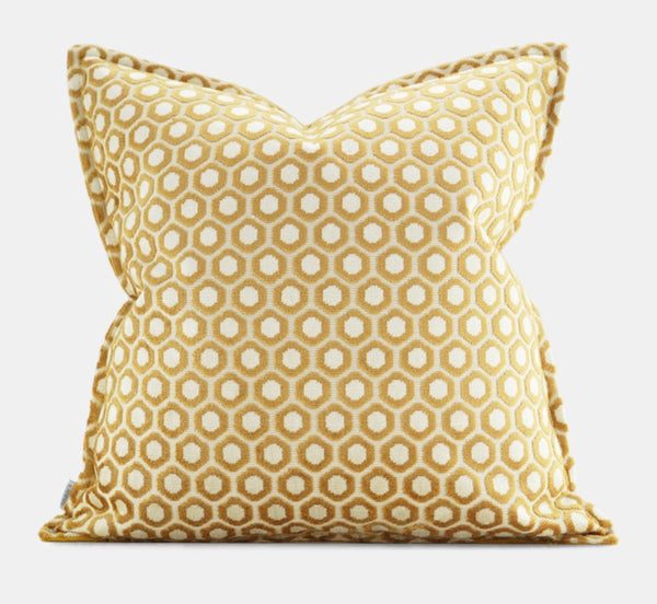 Modern Pillows for Couch, Decorative Pillow Covers, Large Modern Sofa Cushion, Yellow Decorative Throw Pillows for Living Room-ArtWorkCrafts.com