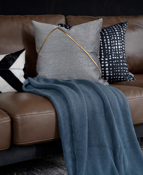 Modern Sofa Throw Pillows, Light Grey Abstract Contemporary Throw Pillow for Living Room, Large Decorative Throw Pillows for Couch-ArtWorkCrafts.com