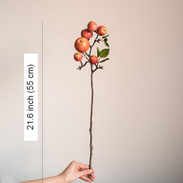 Apple Branch, Fruit Branch, Table Centerpiece, Beautiful Modern Flower Arrangement Ideas for Home Decoration, Autumn Artificial Floral for Dining Room-ArtWorkCrafts.com