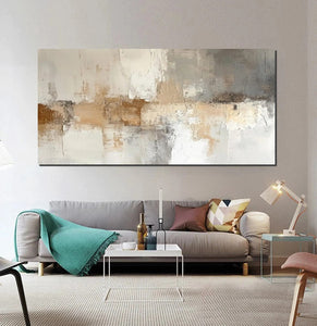 Large Modern Acrylic Painting, Hand Painted Wall Art Painting, Contemporary Canvas Artwork, Abstract Wall Art Paintings, Modern Art for Dining Room-ArtWorkCrafts.com