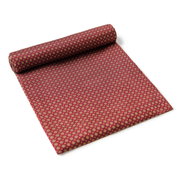 Red Mens Spring Autumn Scarf, Lightweight Silk Scarf Men, Formal Wear Silk Scarf, Silk Ascot For Men, Silk Neckerchief For Business, Mens Dress Silk Scarf, Long Silk Scarf for Men, High Quality Silk Necktie-ArtWorkCrafts.com