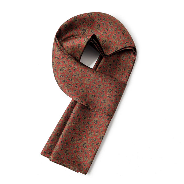 Soft Men Silk Scarf, Mens Silk Neckwear Long, Plain Silk Scarf Men, Silk Scarf For Work, Mens Spring Autumn Scarf, Formal Wear Silk Scarf, Silk Ascot For Men, Lightweight Silk Scarf Men-ArtWorkCrafts.com