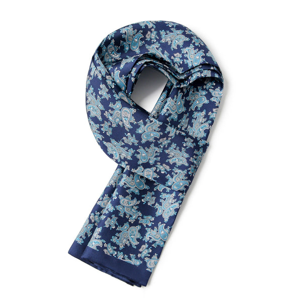 Soft Men Silk Scarf, Mens Silk Neckwear Long, Plain Silk Scarf Men, Silk Scarf For Work, Mens Spring Autumn Scarf, Formal Wear Silk Scarf, Silk Ascot For Men, Lightweight Silk Scarf Men-ArtWorkCrafts.com