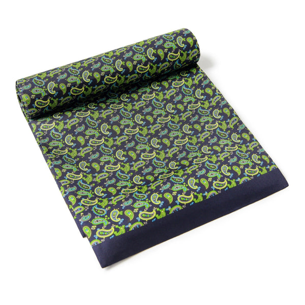 Formal Wear Silk Scarf, Silk Ascot For Men, Lightweight Silk Scarf Men, Green Silk Neckerchief For Business, Mens Spring Autumn Scarf, Mens Dress Silk Scarf, Long Silk Scarf for Men, High Quality Silk Necktie-ArtWorkCrafts.com