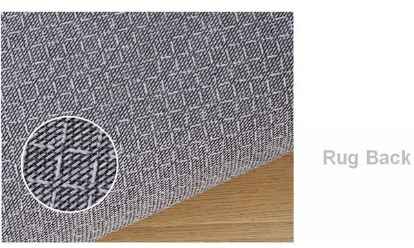 Contemporary Modern Rugs, Mid Century Round Modern Rugs under Chairs, Bedroom Abstract Modern Area Rugs, Geometric Round Rugs for Dining Room-ArtWorkCrafts.com