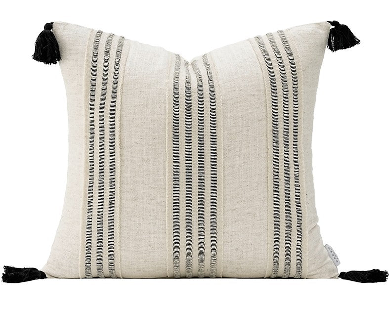 Contemporary Modern Sofa Pillows for Bedroom, Simple Decorative Throw Pillows, Large Throw Pillow for Interior Design, Large Square Modern Throw Pillows for Couch-ArtWorkCrafts.com